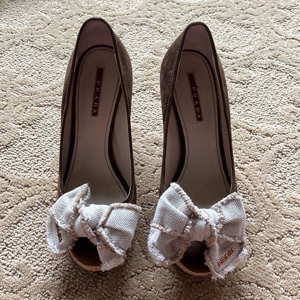 Great summer Prada wedge